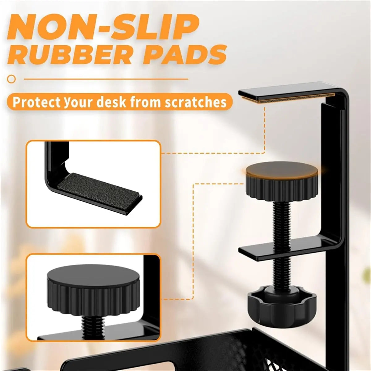 [CLOS] Cable Management Under Desk, Under Desk Cable Management Tray, Desk Cable Organizer,Cable Management Box,Cord Organizer