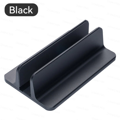 Vertical Laptop Stand Holder Foldable Aluminum Notebook Stand Laptop Tablet Stand Support For Macbook Air Pro PC 13-17 inch