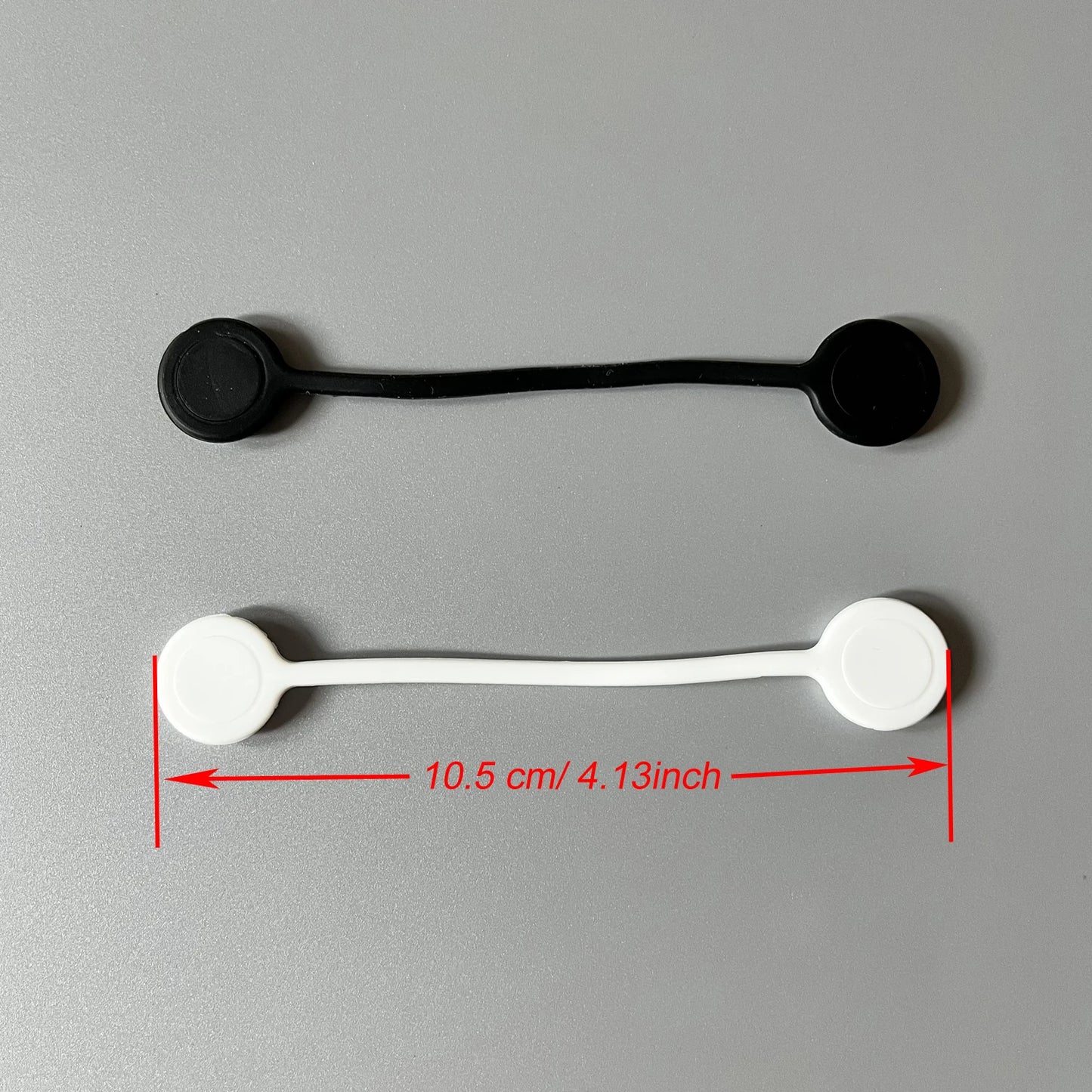 10Pcs Magnetic Cable Ties Silicone Management Ties Magnet Twist Ties Reusable Cord Clips for Bundling Organizing