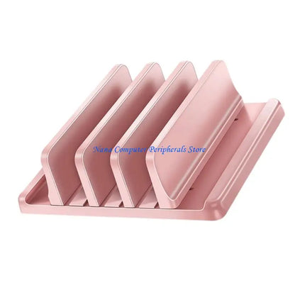F68C Vertical Laptop Stand Adjustable Slot Suitable for Desktop Space Saving Laptop
