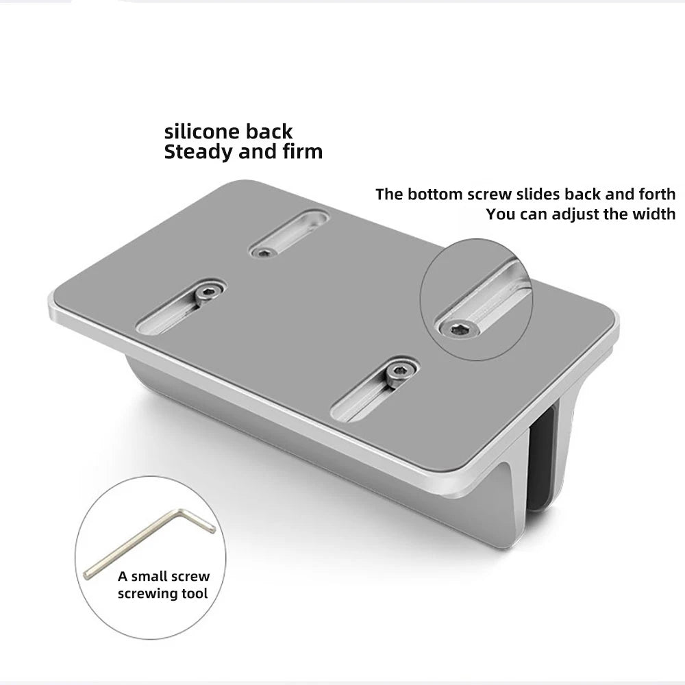 Vertical Laptop Stand Holder Foldable Aluminum Notebook Stand Laptop Tablet Stand Support For Macbook Air Pro PC 13-17 inch