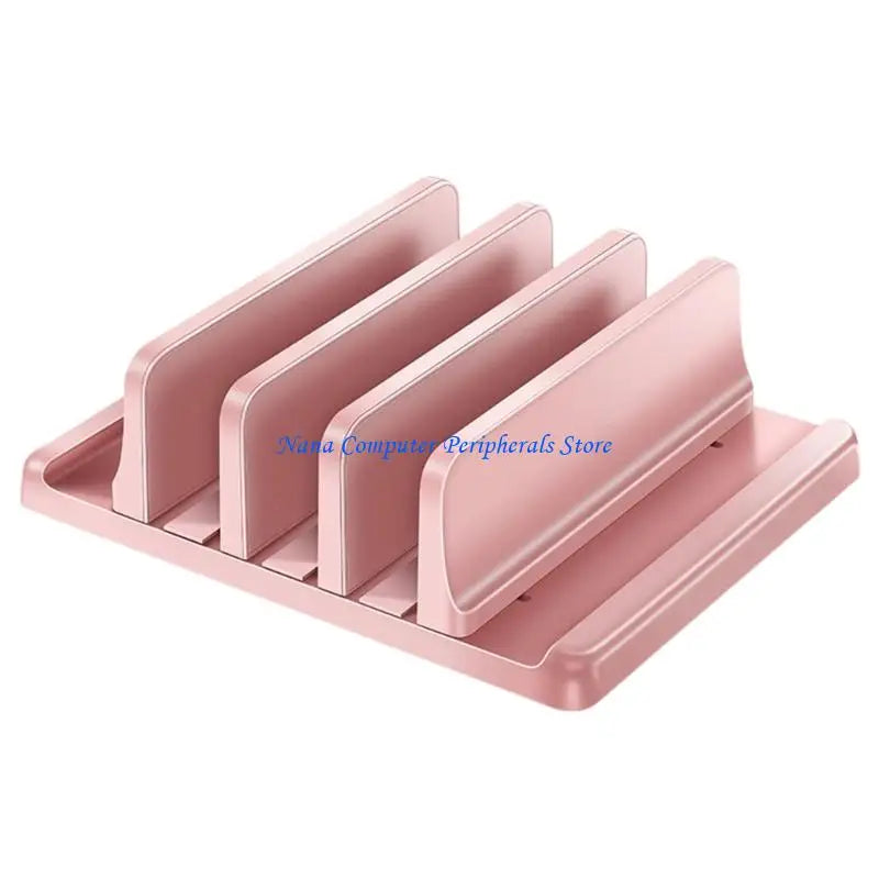F68C Vertical Laptop Stand Adjustable Slot Suitable for Desktop Space Saving Laptop