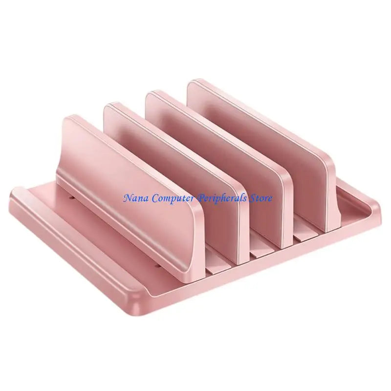 F68C Vertical Laptop Stand Adjustable Slot Suitable for Desktop Space Saving Laptop